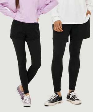 남자 여성 2IN1 멀티 워터 레깅스 팬츠 - 2color