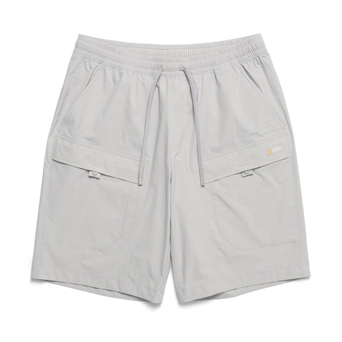내셔널지오그래픽(NATIONALGEOGRAPHIC) N242UHP940 아델리 경량 우븐 스트레치 5부 카고 하프 팬츠 ICE GREY