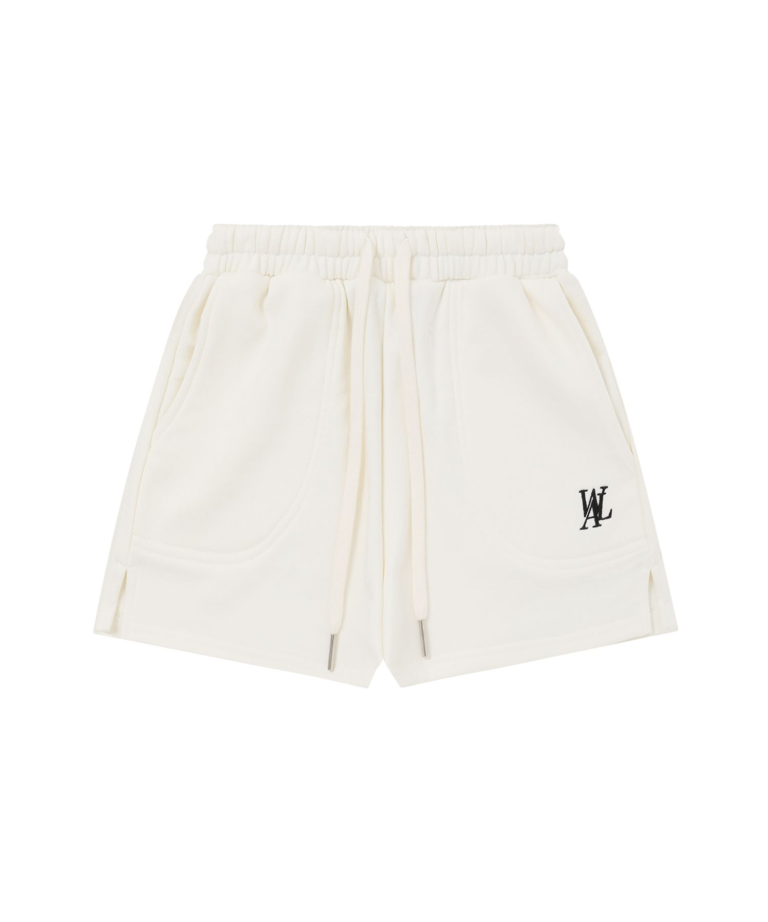 パンツ WOOALONG Signature short pants CREAM WL242JSP01WCRM MUSINSA | WOOALONG Signature short pants - CREAM