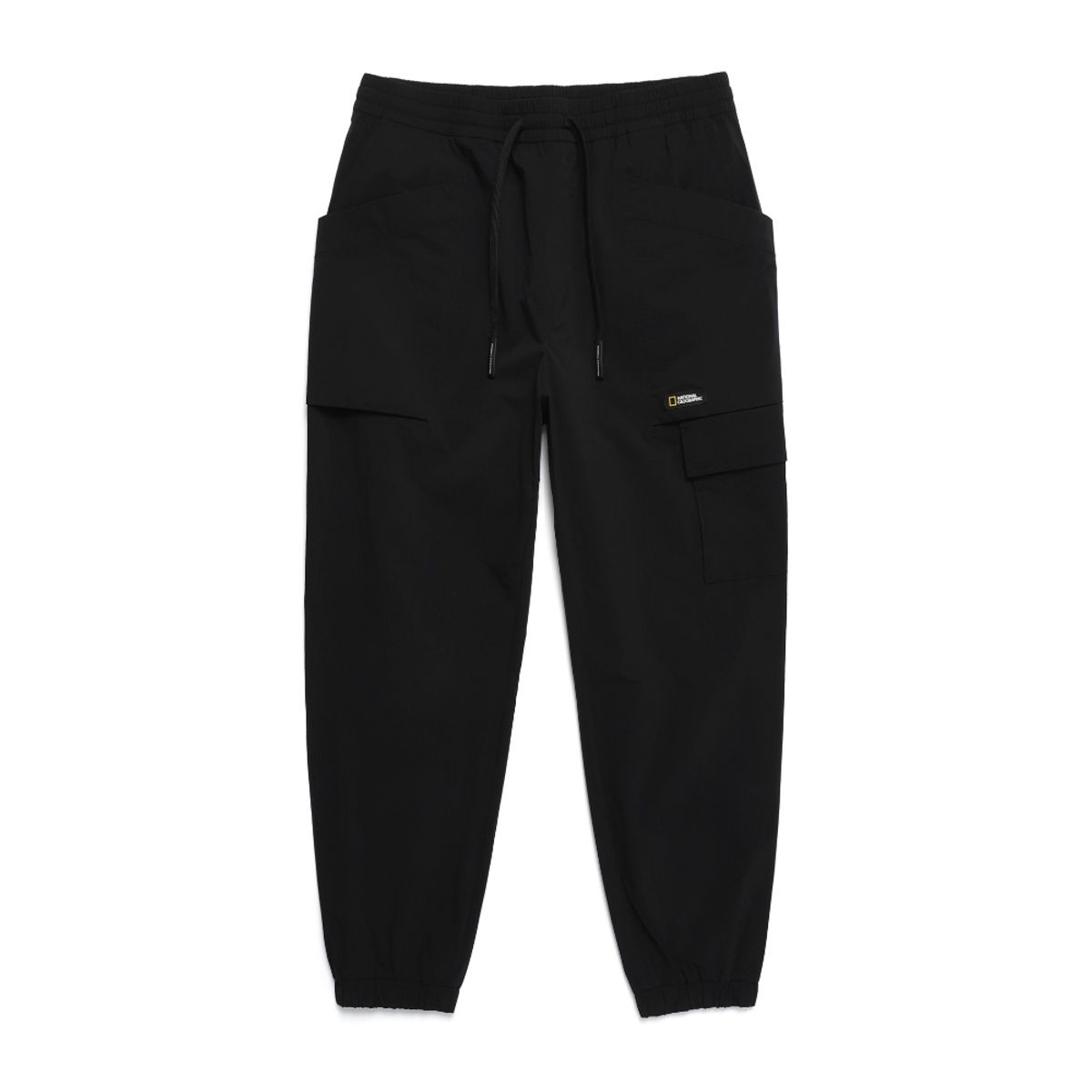 내셔널지오그래픽(NATIONALGEOGRAPHIC) N242UPT940 아델리 경량 우븐 스트레치 카고 조거 팬츠 CARBON BLACK