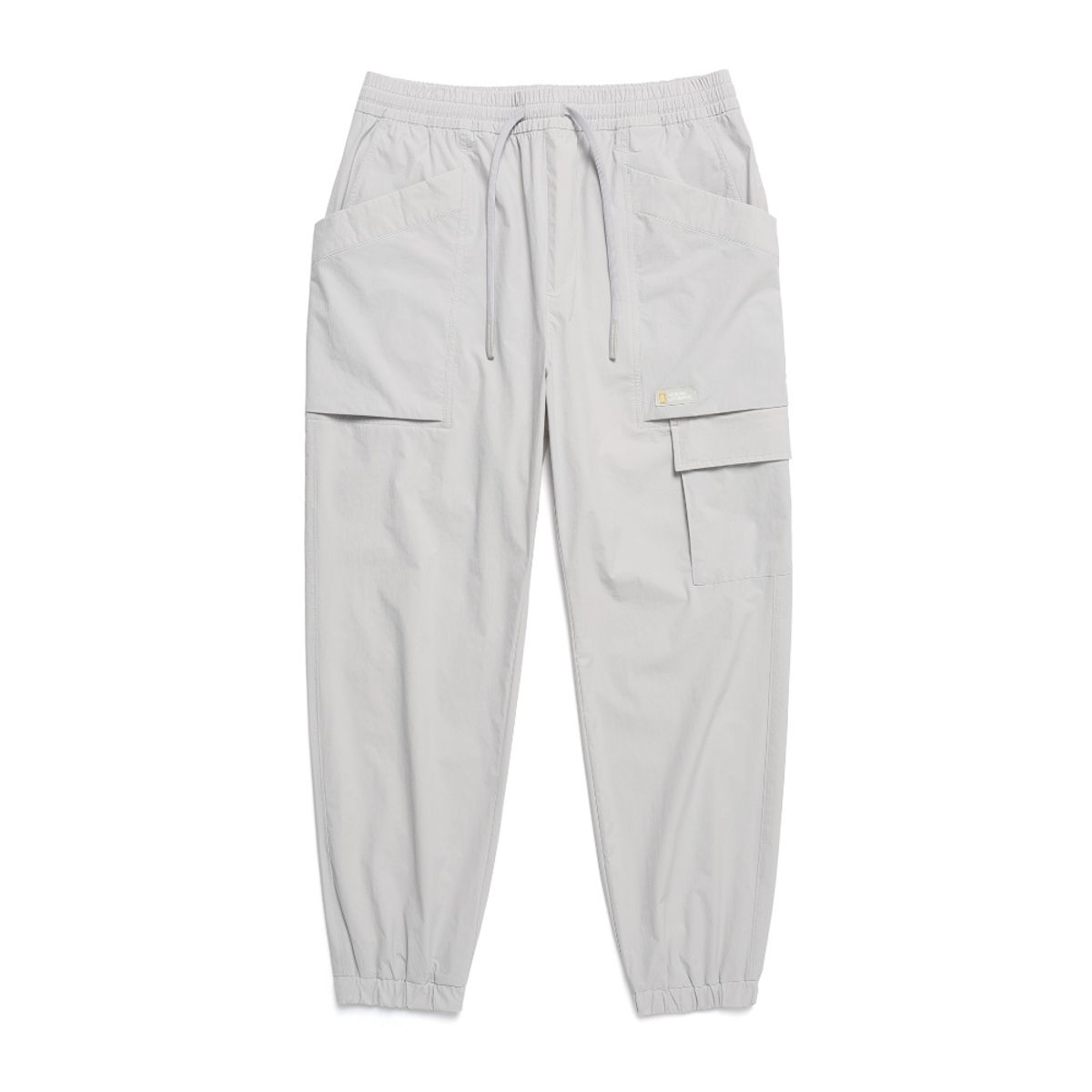 내셔널지오그래픽(NATIONALGEOGRAPHIC) N242UPT940 아델리 경량 우븐 스트레치 카고 조거 팬츠 ICE GREY