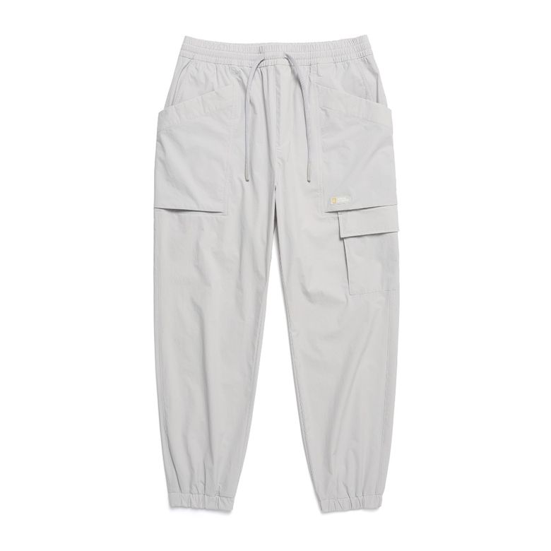 N242UPT940 아델리 경량 우븐 스트레치 카고 조거 팬츠 ICE GREY