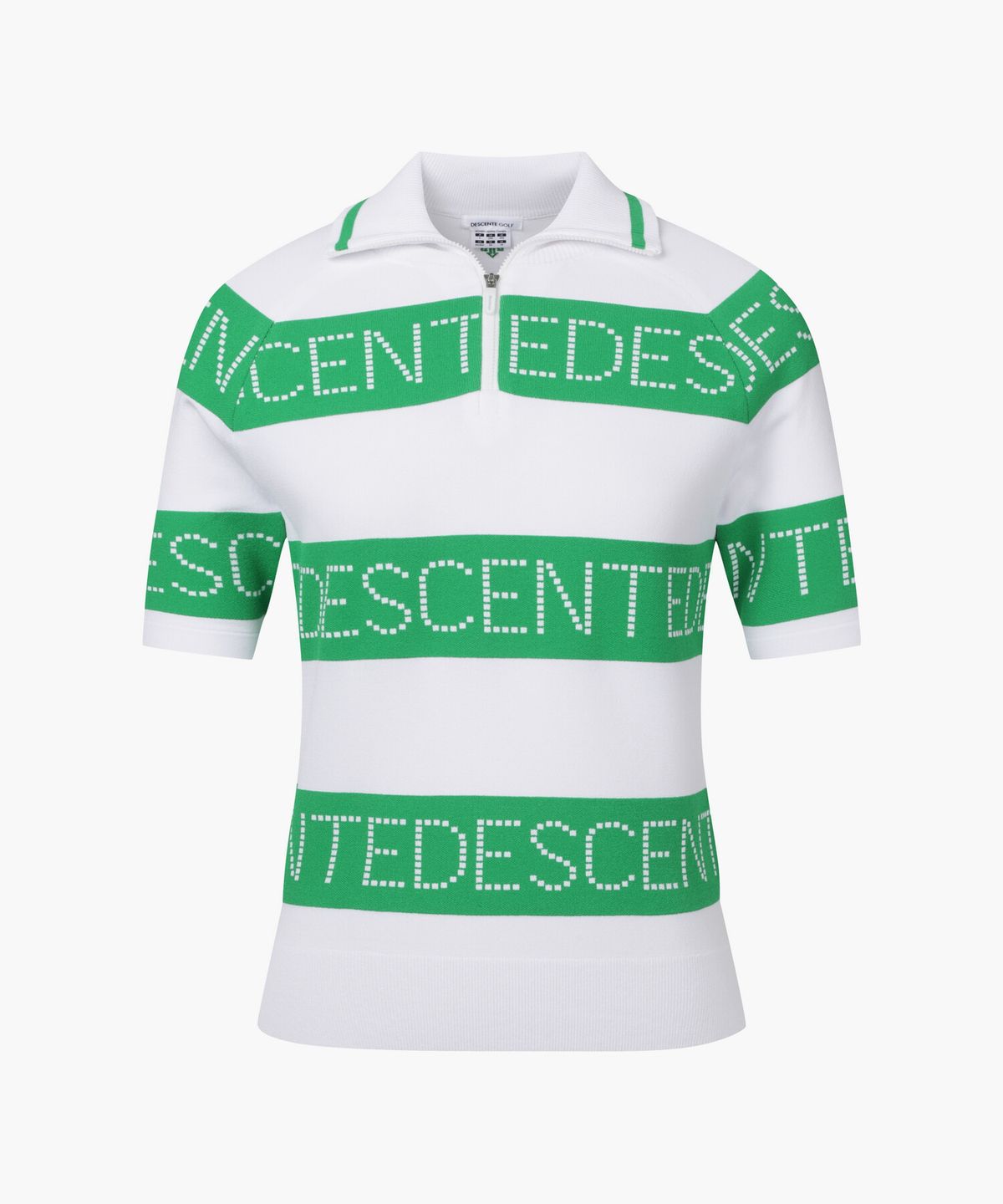 데상트 골프(DESCENTE GOLF) 여성 5부 반팔 카라 스웨터 (DP12WFKP31)