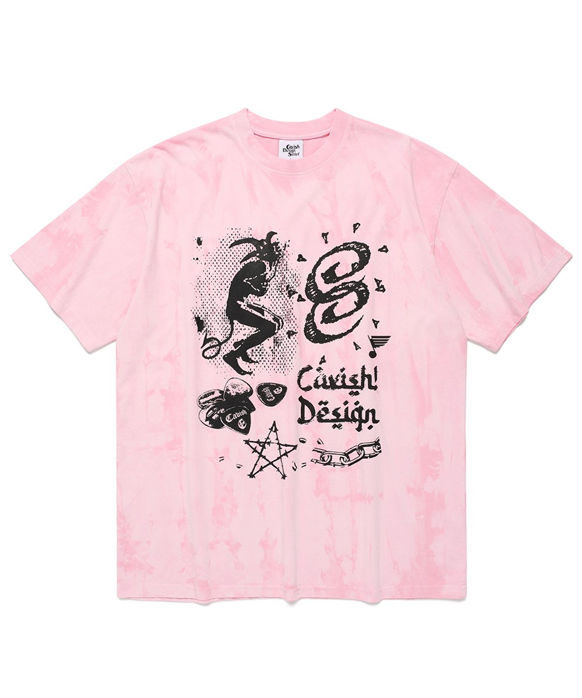 카비시(CAVISH) OVERDYED ROAR SS TEE PINK(CV2EMUT504A)