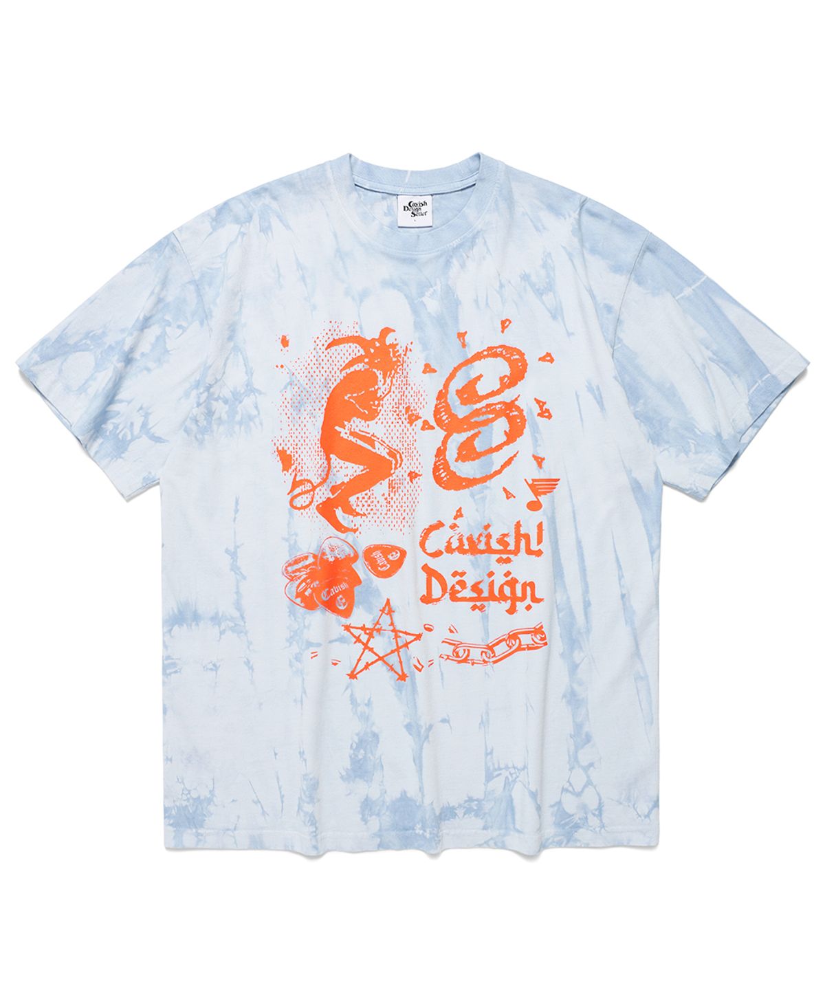 카비시(CAVISH) OVERDYED ROAR SS TEE BLUE(CV2EMUT504A)