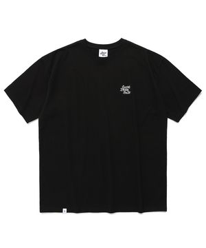 GOTHIC SELLER EMB LOGO SS TEE BLACK(CV2EMUT507A)