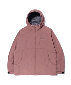 METAL WORMHOLE LOGO JACKET PINK