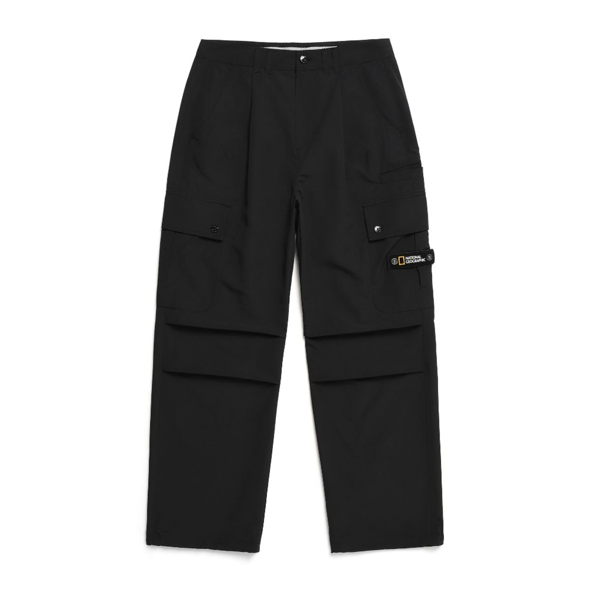 내셔널지오그래픽(NATIONALGEOGRAPHIC) N241WPT070 여성 아나스 볼륨 와이드 카고 팬츠 CARBON BLACK