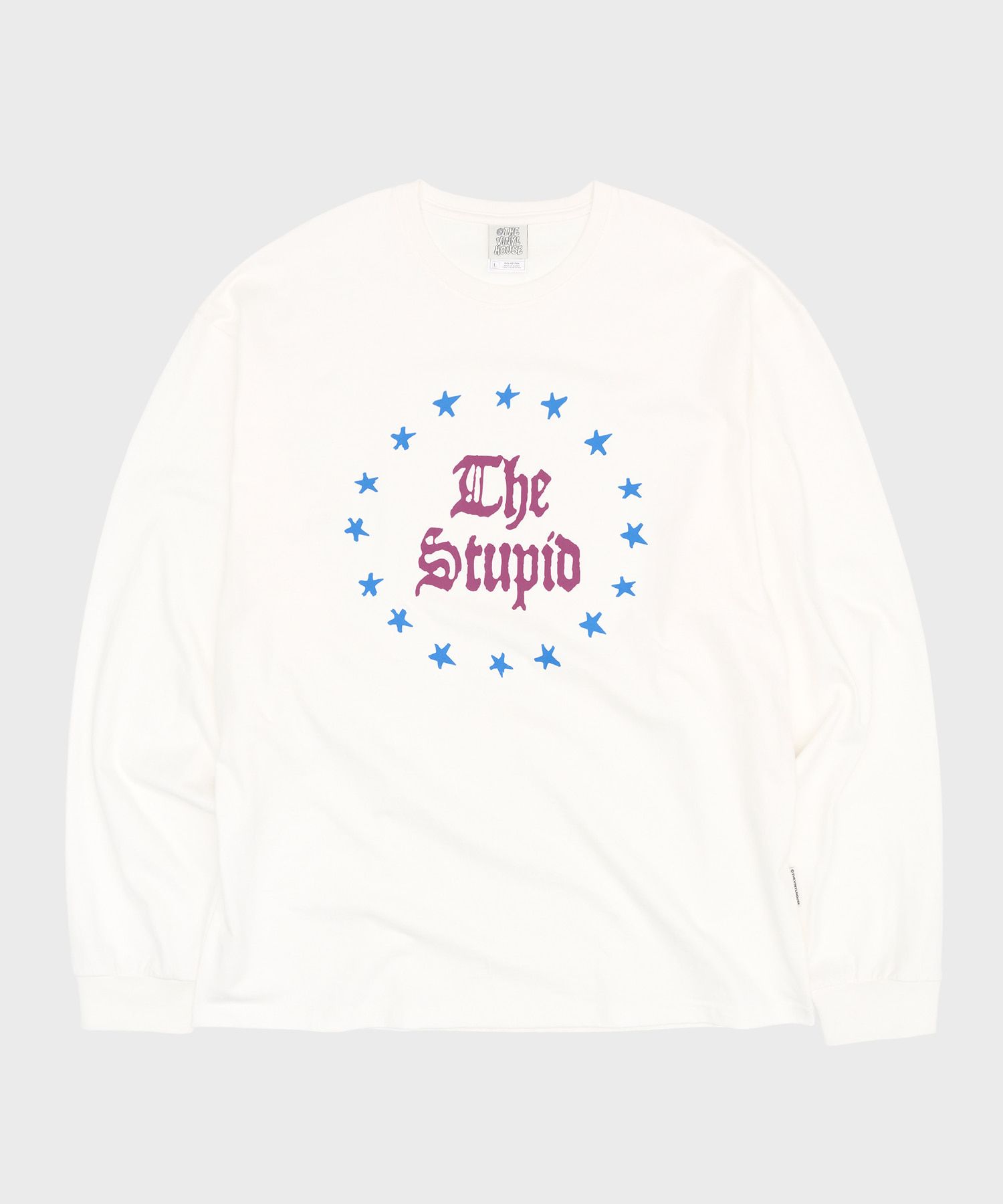 MUSINSA | THEVINYLHOUSE STUPID LS TEE WHITE (VH2ESUT550A)