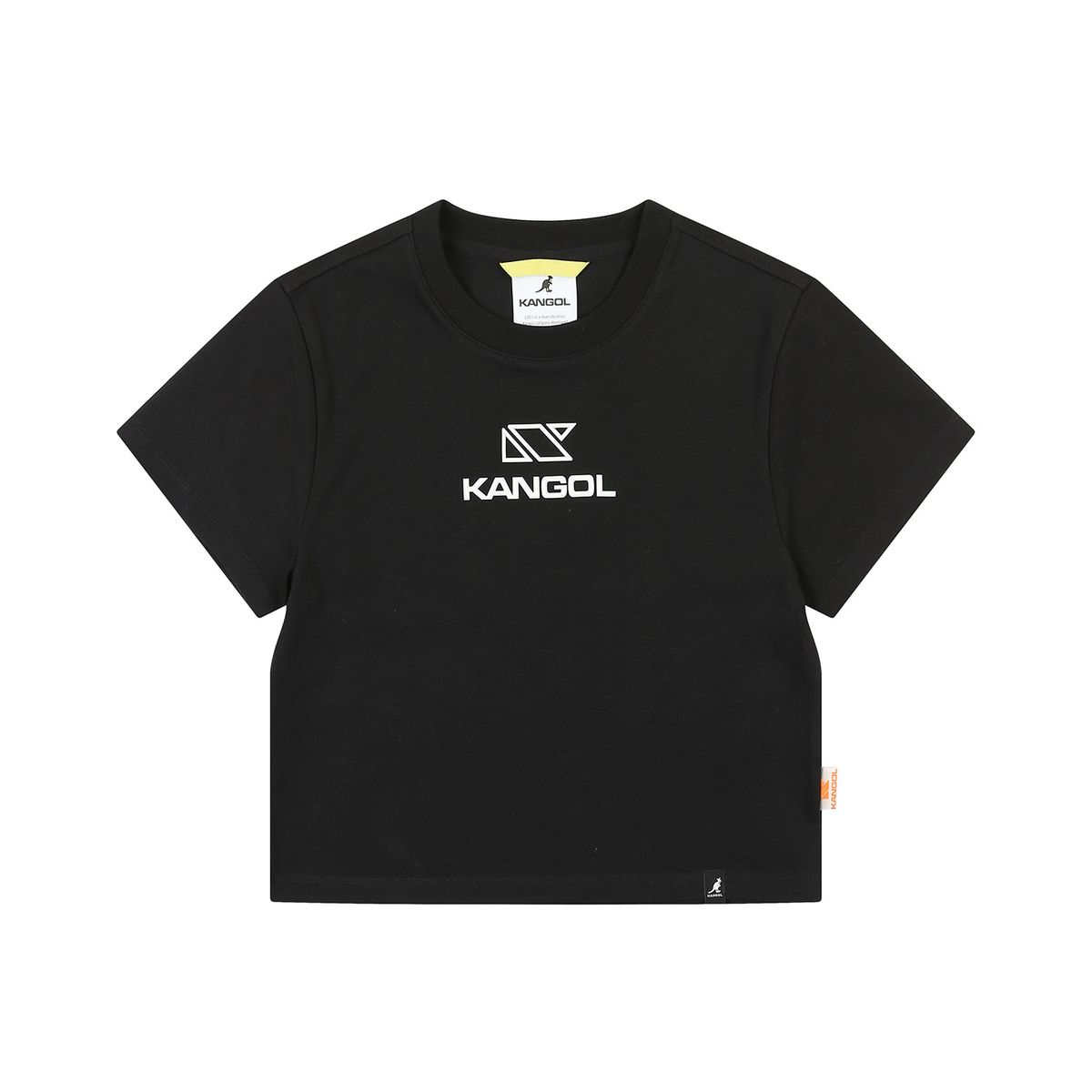 캉골(KANGOL) CRS 우먼스 크롭 탑 9031 블랙