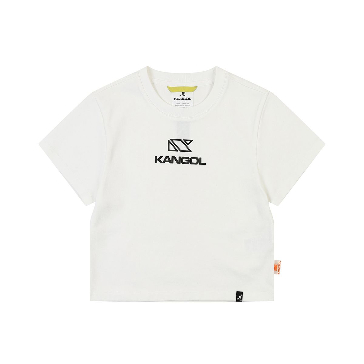 캉골(KANGOL) CRS 우먼스 크롭 탑 9031 화이트