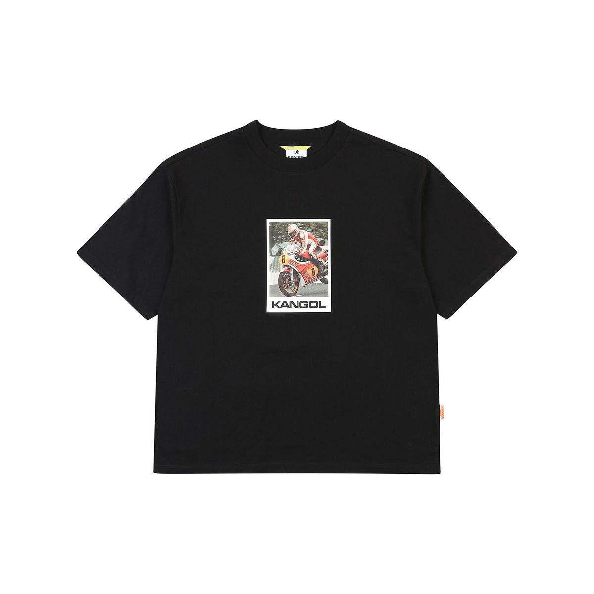 캉골(KANGOL) CRS 그래픽 티셔츠 9023 블랙