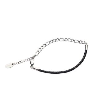 [리얼레더] 로프 레이어드 팔찌