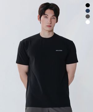 프리미엄 머슬핏 스몰로고 티셔츠