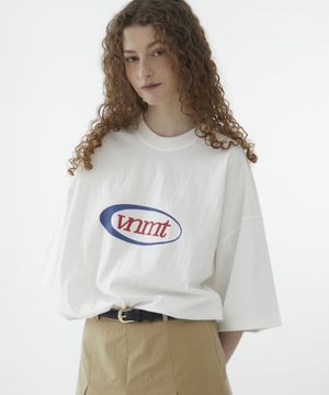 Sport logo oversize t-shirt_ivory