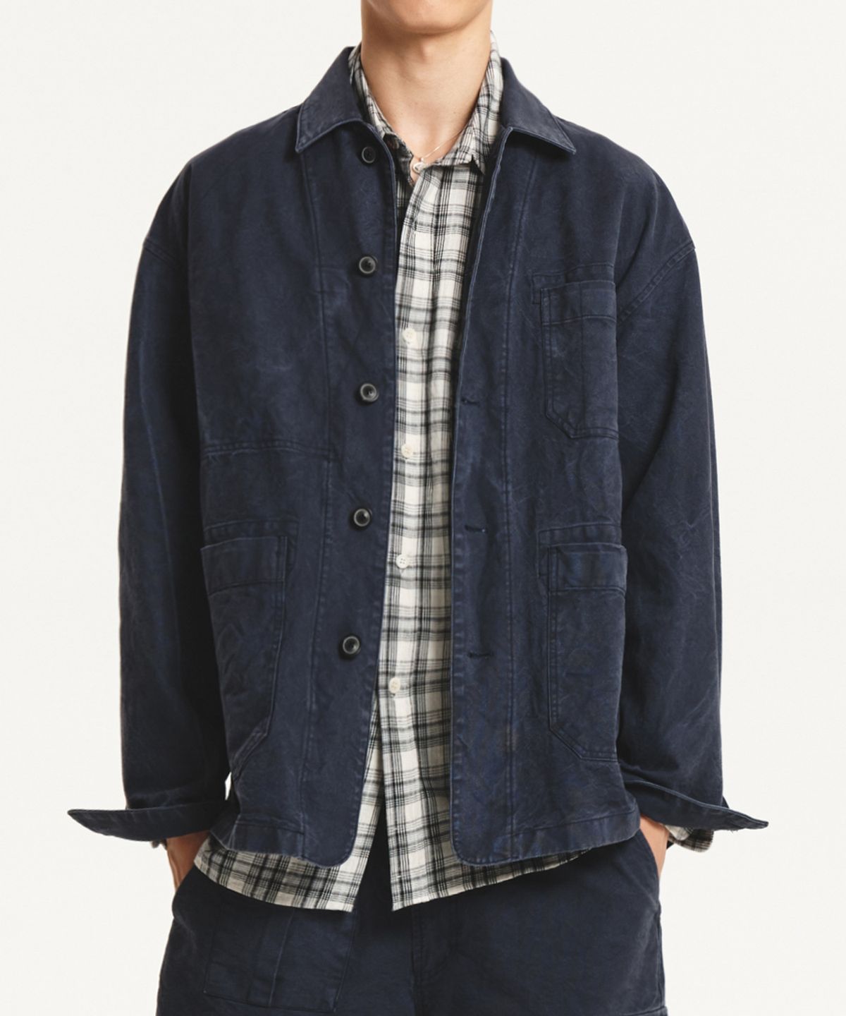 가든익스프레스(GARDEN EXPRESS) Gardener work jacket (navy)