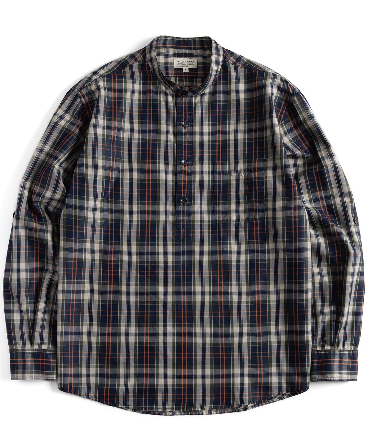 와일드 브릭스(WILD BRICKS) CH PICNIC SHIRT (navy)