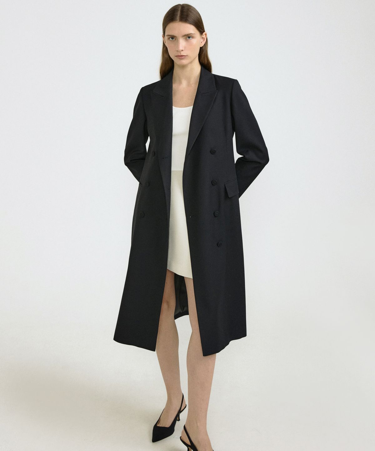 오떼뜨(OCTETTE) SUMMER-WOOL TAILORED COAT_2COLOR