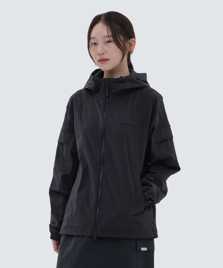 루트 유틸리티 포켓 바람막이 Dark Charcoal (S24MURWB67)