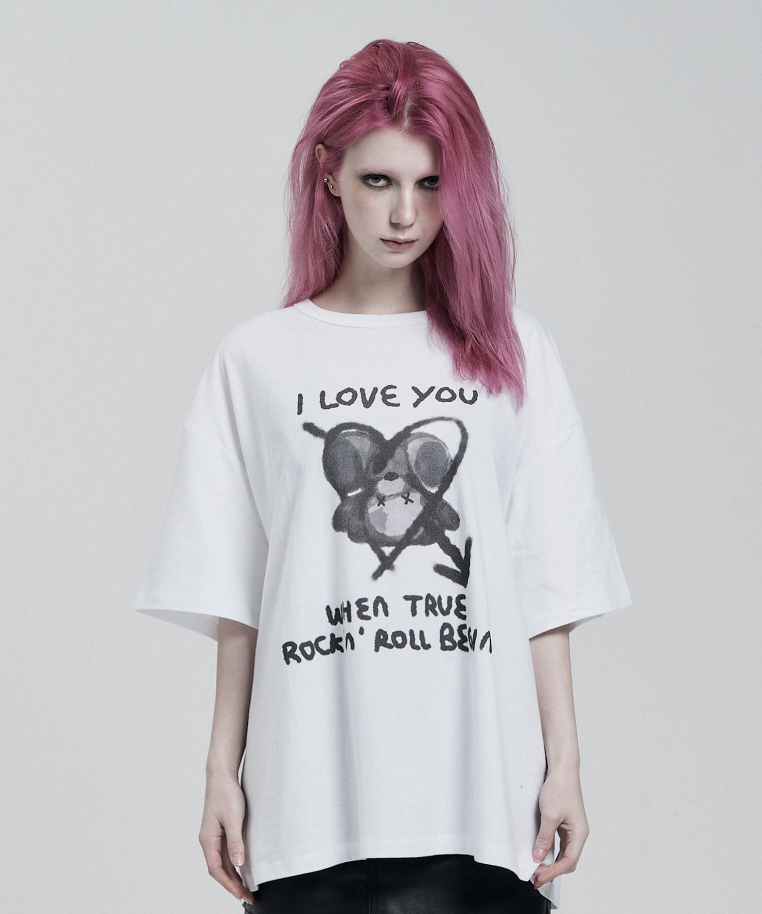 MUSINSA公式 | ILLIO WHITE BEAR OVERSIZED T-SHIRTS