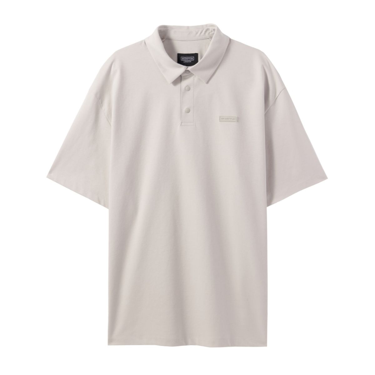 브롬톤 런던(BROMPTON LONDON) SUPIMA STRETCH COLLAR T-SHIRT - IVORY (P242UPL120)