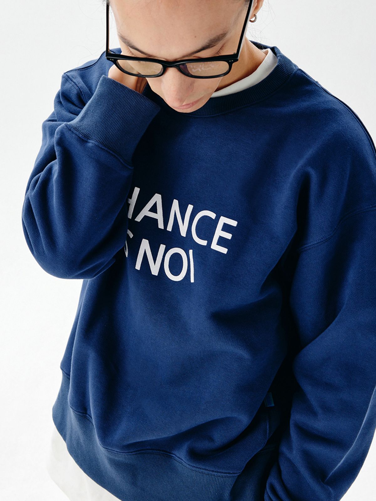 챈세스노이(CHANCE'S NOI) Snoi Sweat Shirt (Navy)