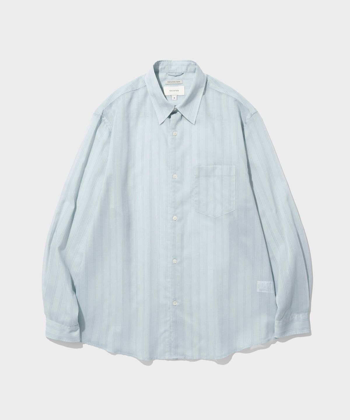 셔터(SHIRTER) VAILED SHIRT (STRIPE SKY)