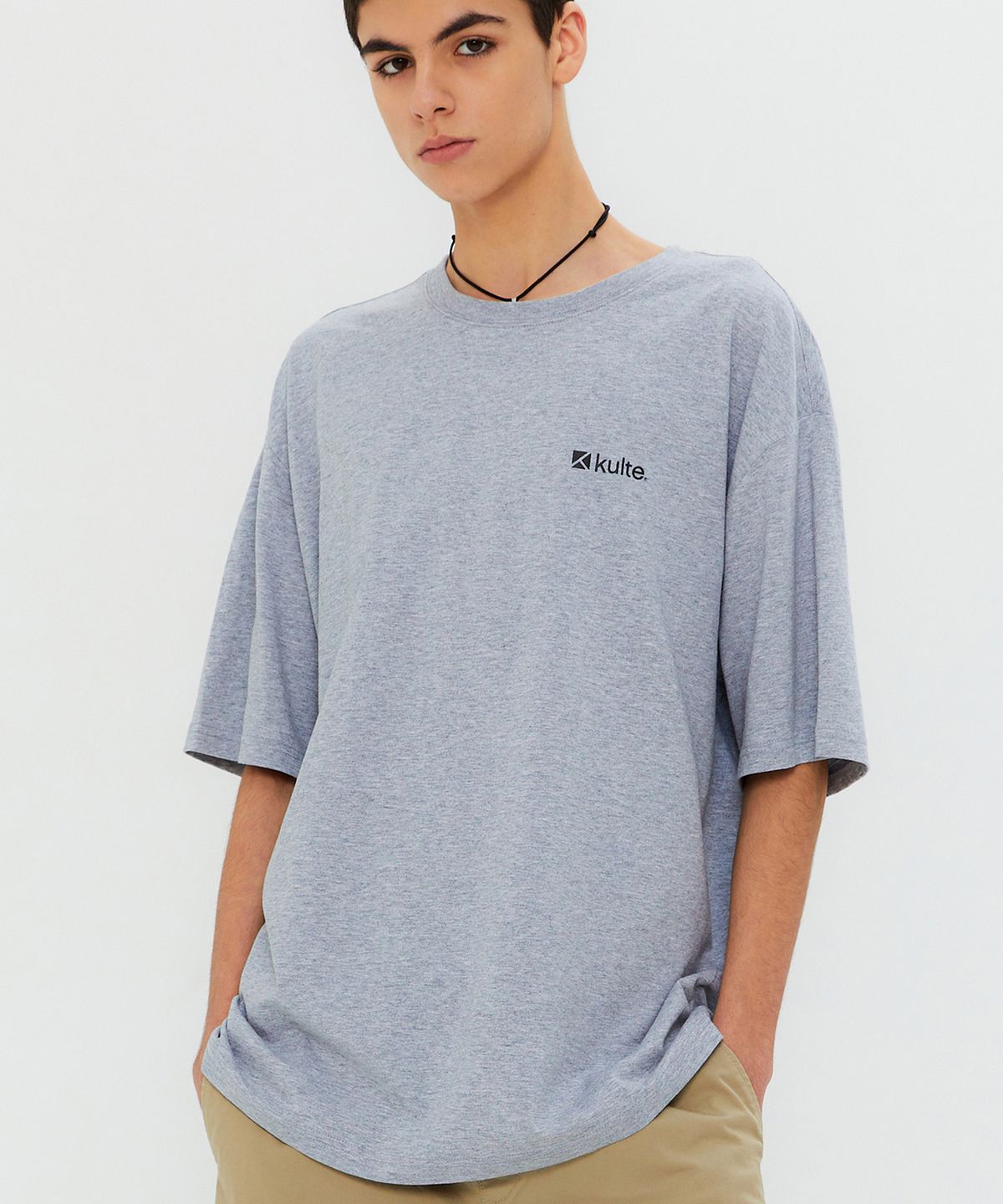 쿨트(KULTE) ICON LOGO T-SHIRT M.GREY