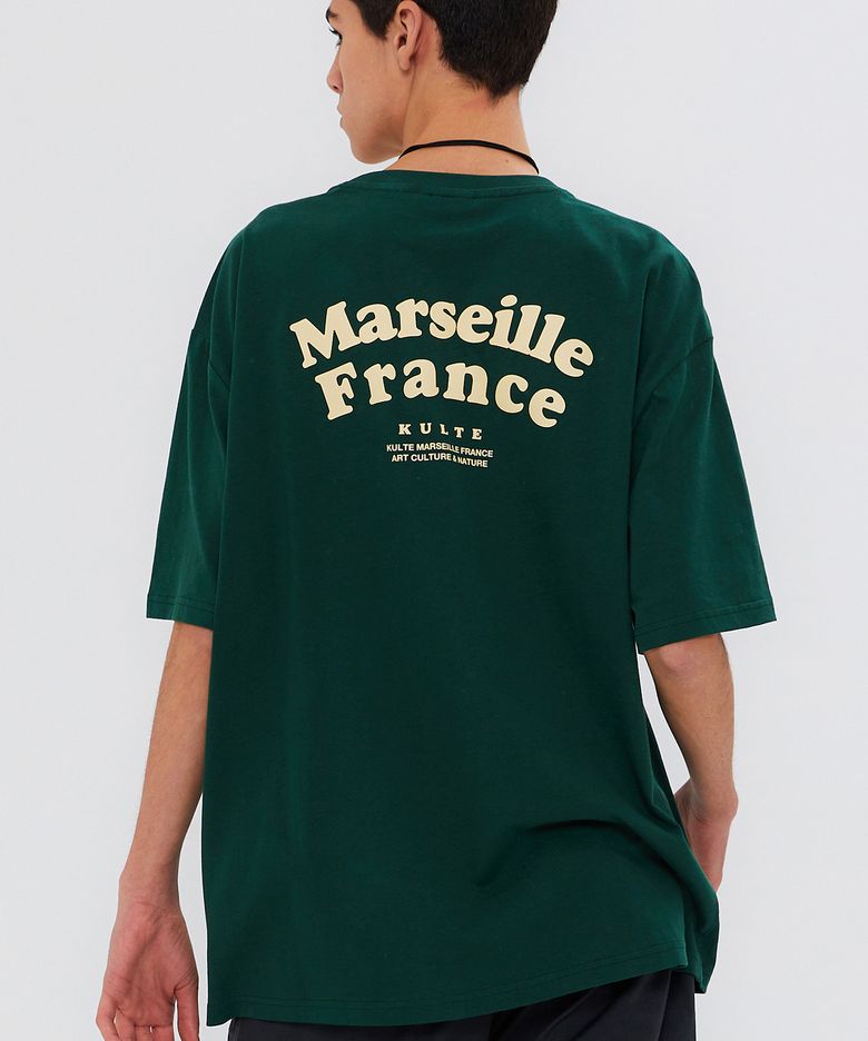 DOUBLE COLLEGE T-SHIRT GREEN
