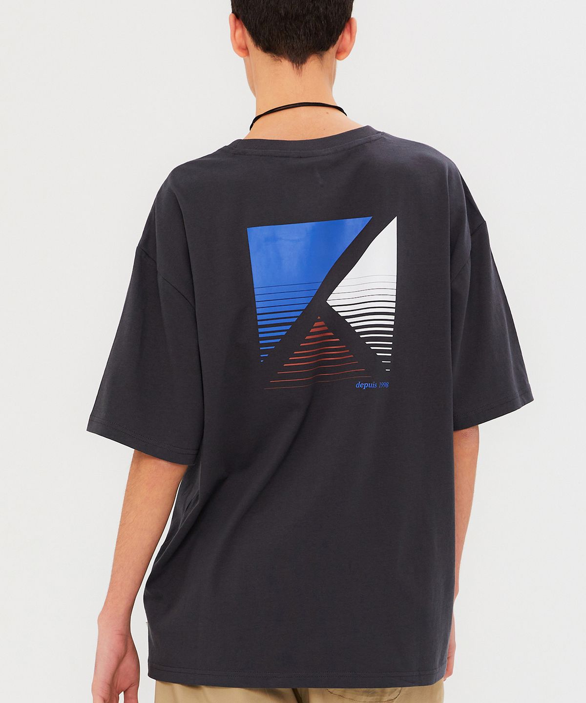 쿨트(KULTE) GRADATION ICON T-SHIRT GREY
