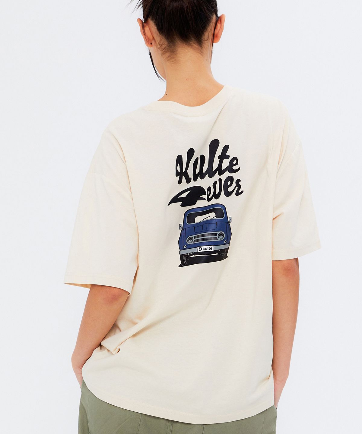 쿨트(KULTE) KULTE WHEELS T-SHIRT IVORY