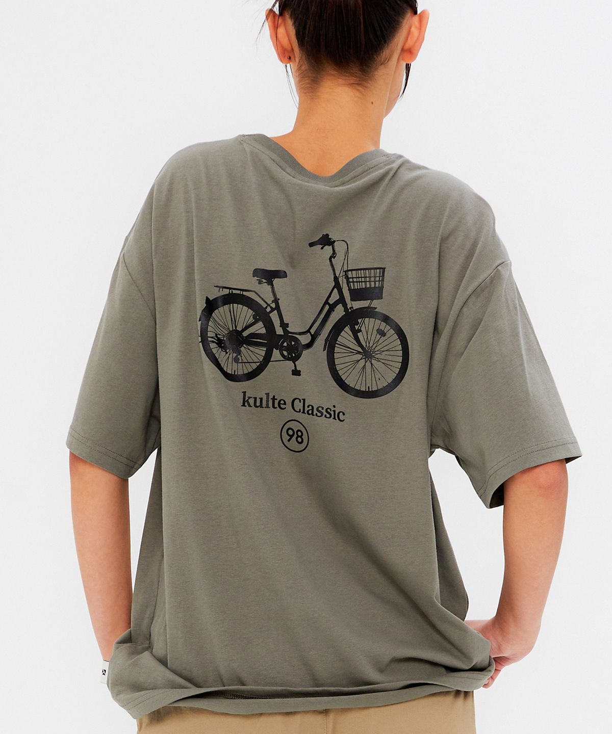 쿨트(KULTE) CLASSIC BIKE T-SHIRT L.KHAKI
