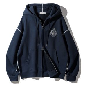 SIGNATURE B 후드 집업 BK7690_네이비