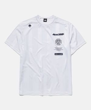 스포티 스트라이프 반팔 티셔츠 화이트(SP223UTS43)