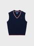 M 프레피 스웨터 베스트