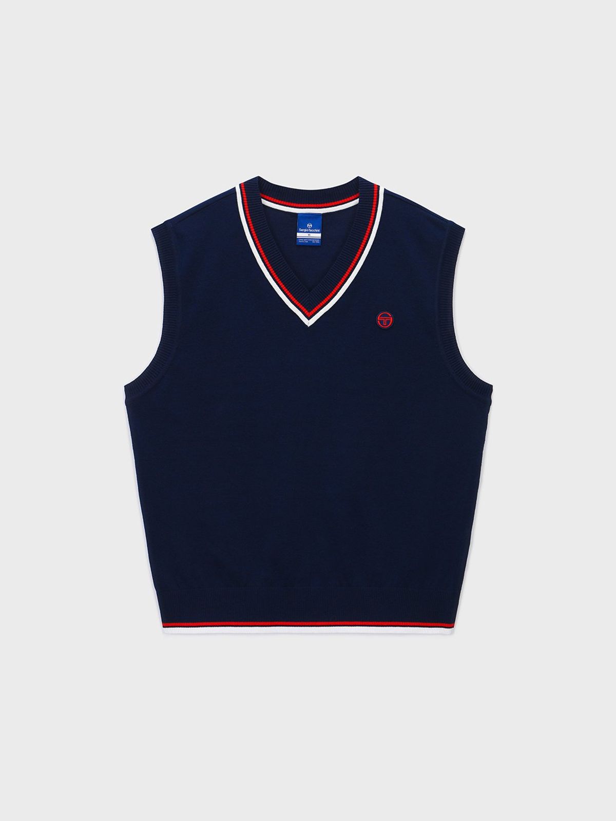 세르지오 타키니(SERGIO TACCHINI) M 프레피 스웨터 베스트 (Navy)