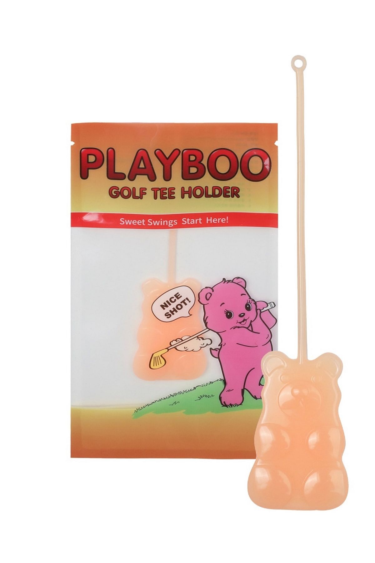 플레이부(PLAYBOO) GUMMY BEAR GOLF TEE HOLDER_Pineapple