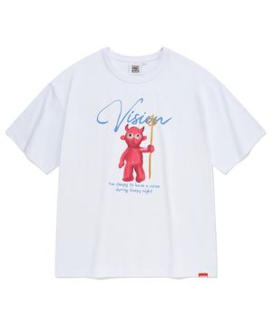 VSW Sleepy Drawing T-Shirts White