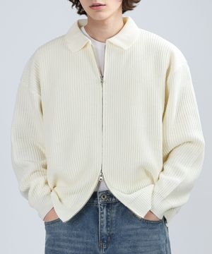 2WAY JACKET CARDIGAN (CREAM)