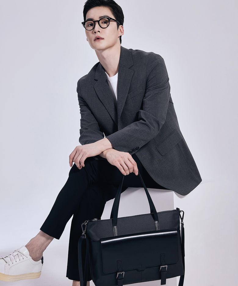 폴리건 더블벨트 2포켓 탑집토트 [블랙]