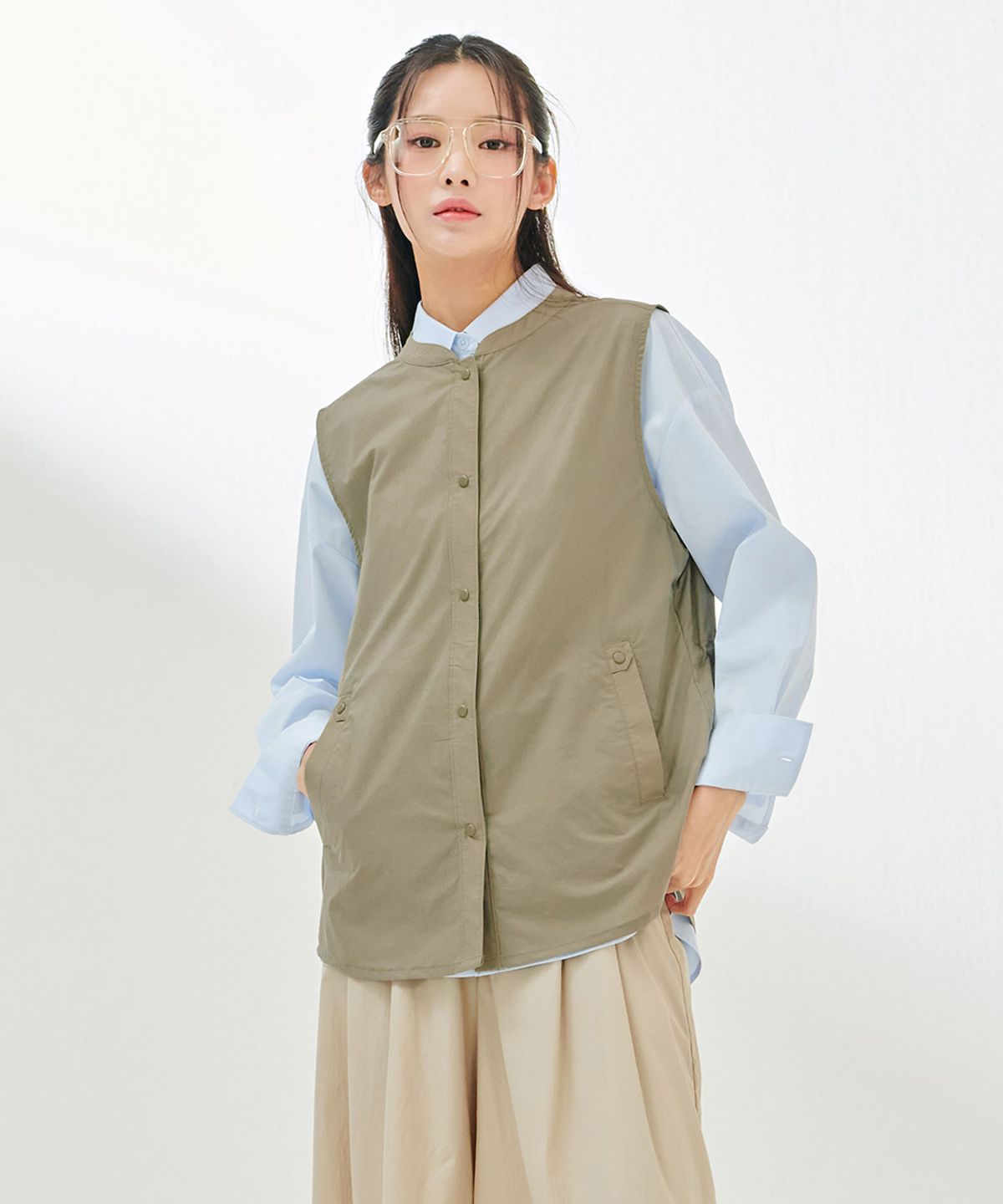 체이스컬트(CHASECULT) 여성 슬림 스트링 베스트-DBRG7371C0V
