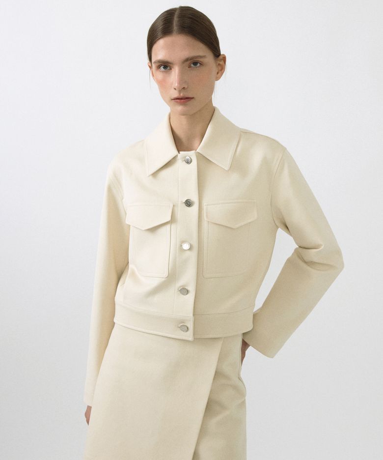 COTTON WORK JK_CREAM