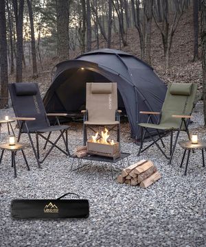 접이식 릴렉스 롱 캠핑 체어 (2P 1PACK)