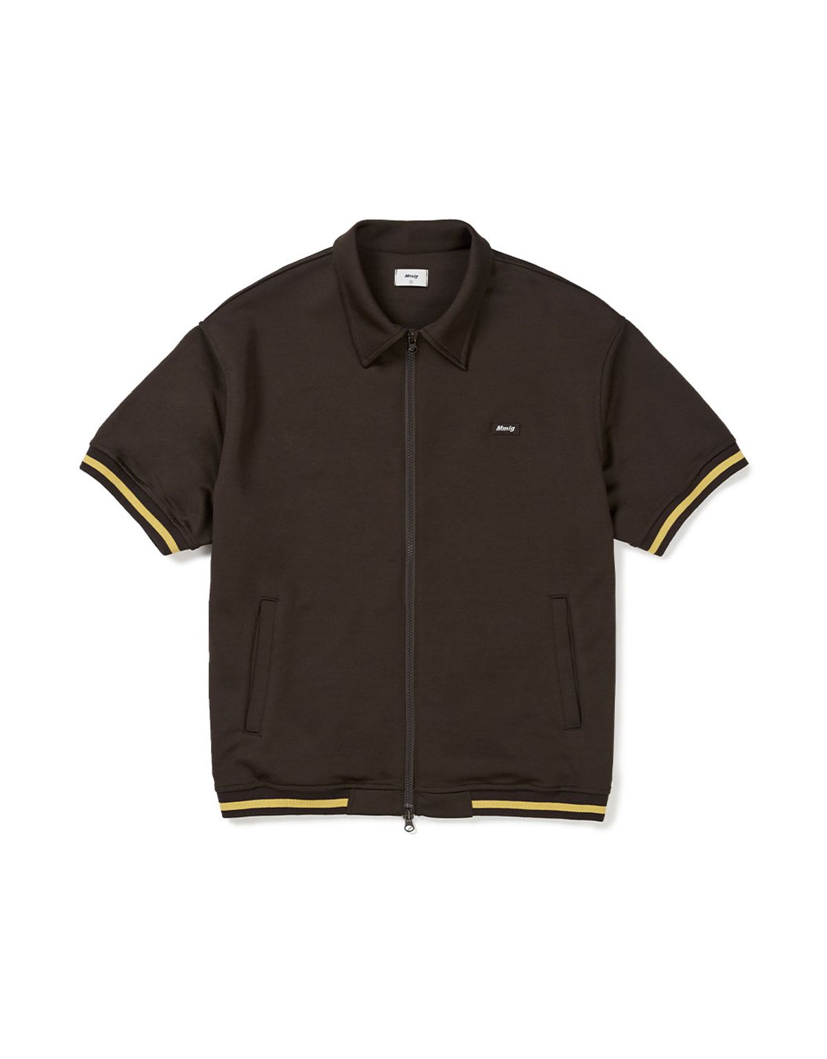 엠엠엘지(MMLG) [Mmlg] DAYOFF HALF JERSEY (BROWN)