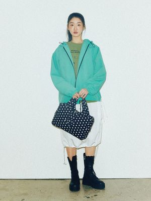 나일론 윈드브레이커 (민트)