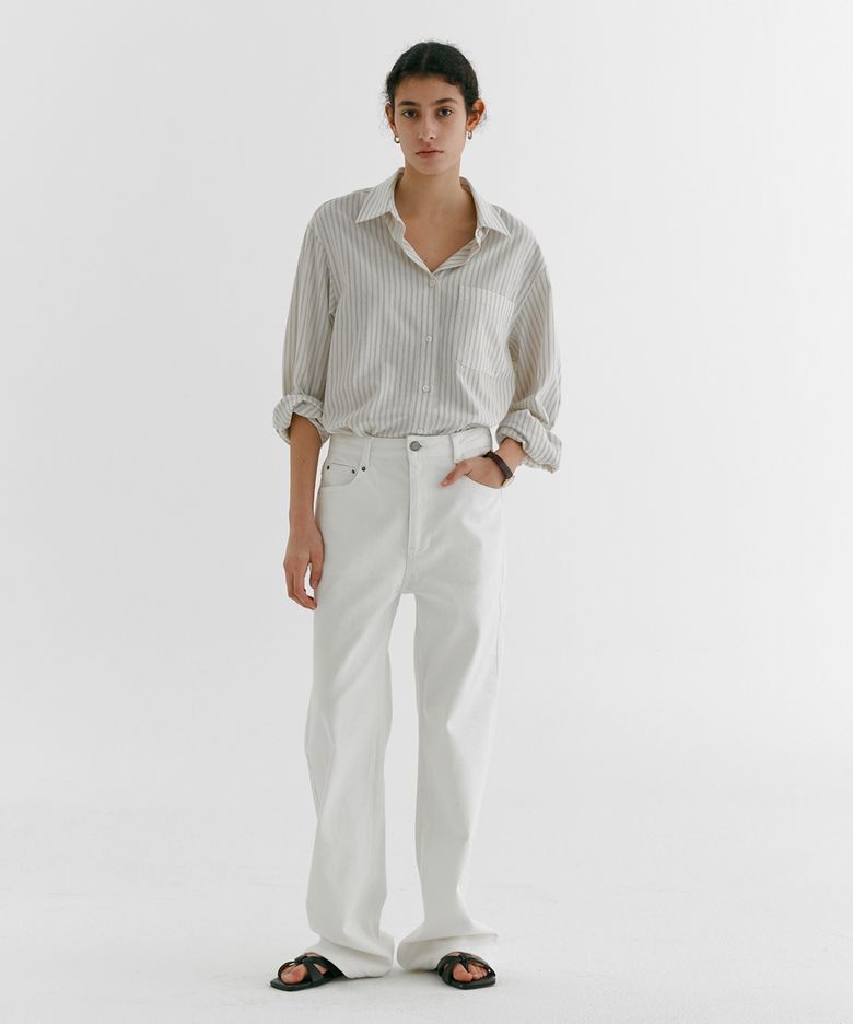 STRAIGHT FIT DAILY JEAN_WHITE