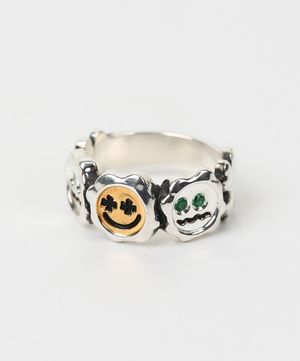 Clover eyes ring (925 silver)