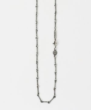 Slim twist chain nk (2 color)(925 silver)