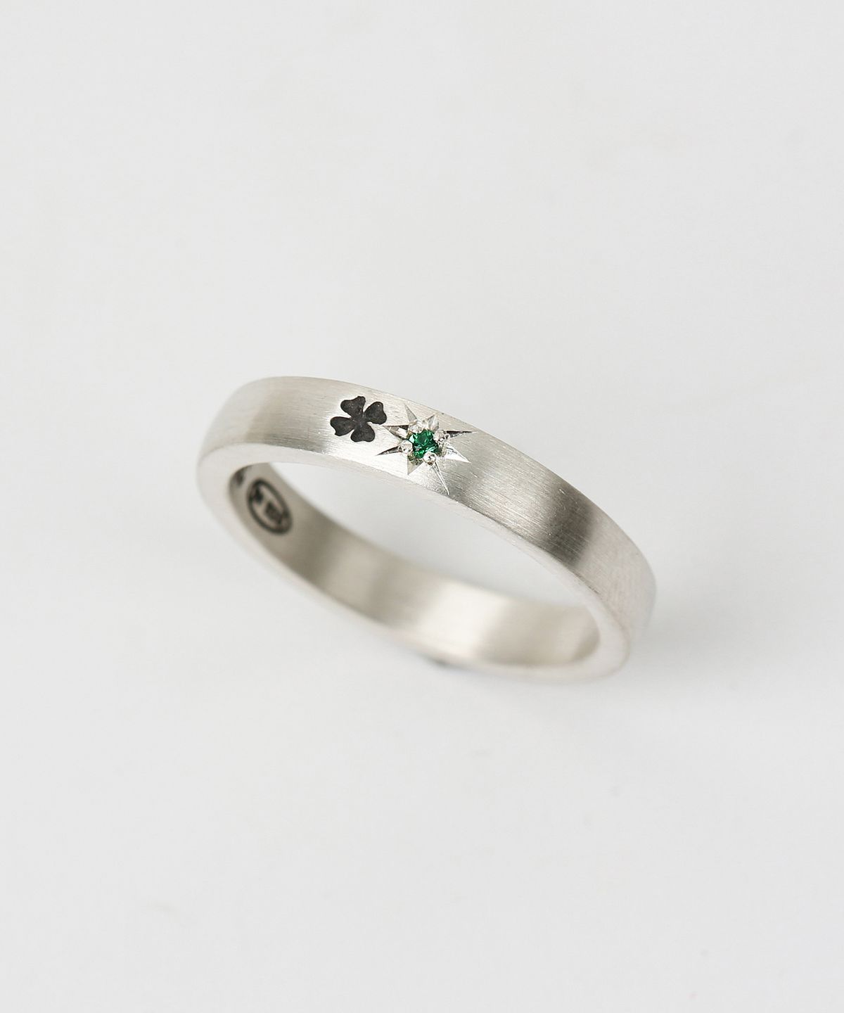 그레이노이즈(GRAYNOISE) Clover slim cubic ring SG (925 silver) - 후기 | 무신사