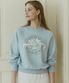 Lily Print Sweatshirt - Sky Blue